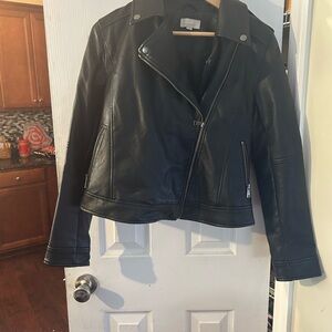 LOFT Black Leather Jacket